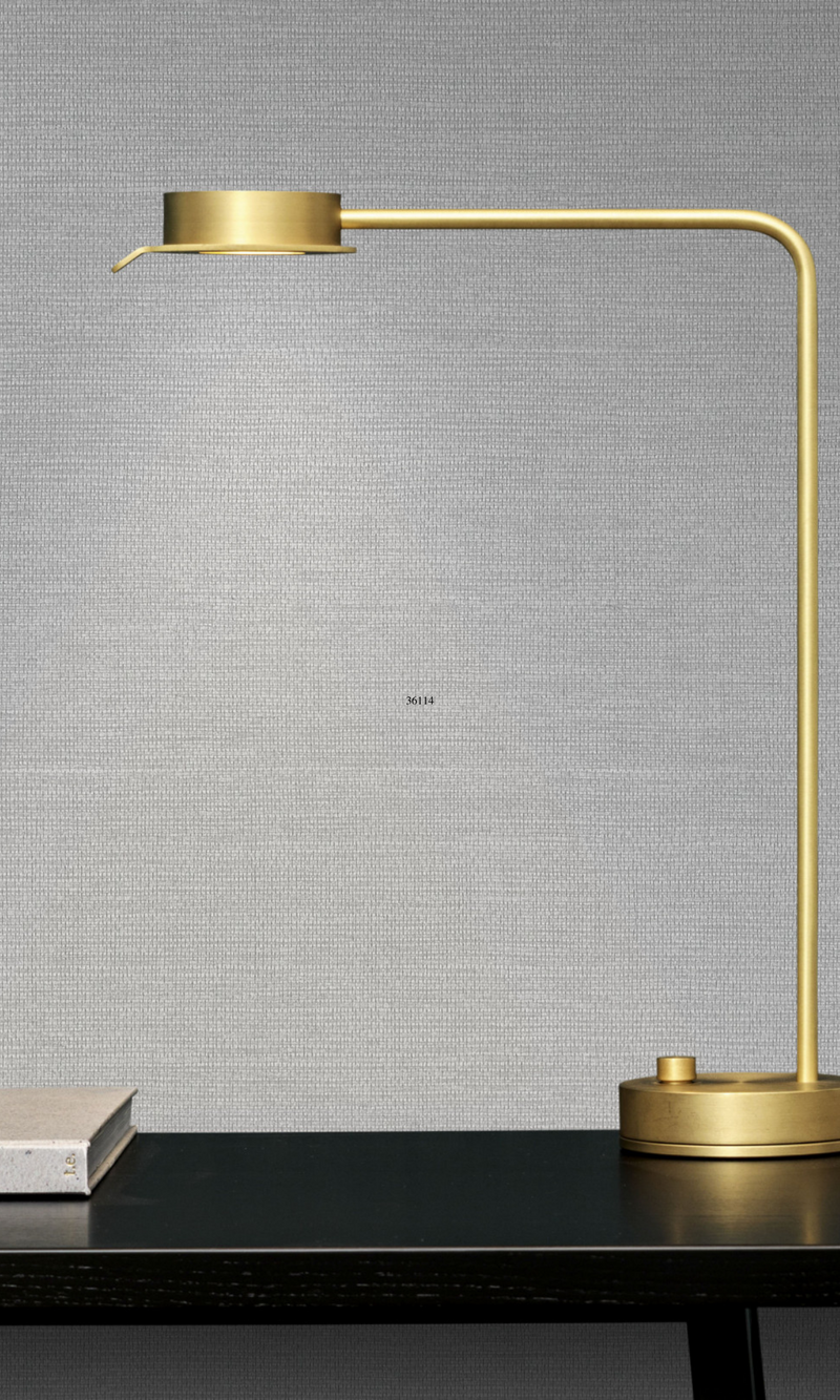 Grey Plain Textured Commercial Wallpaper C7263