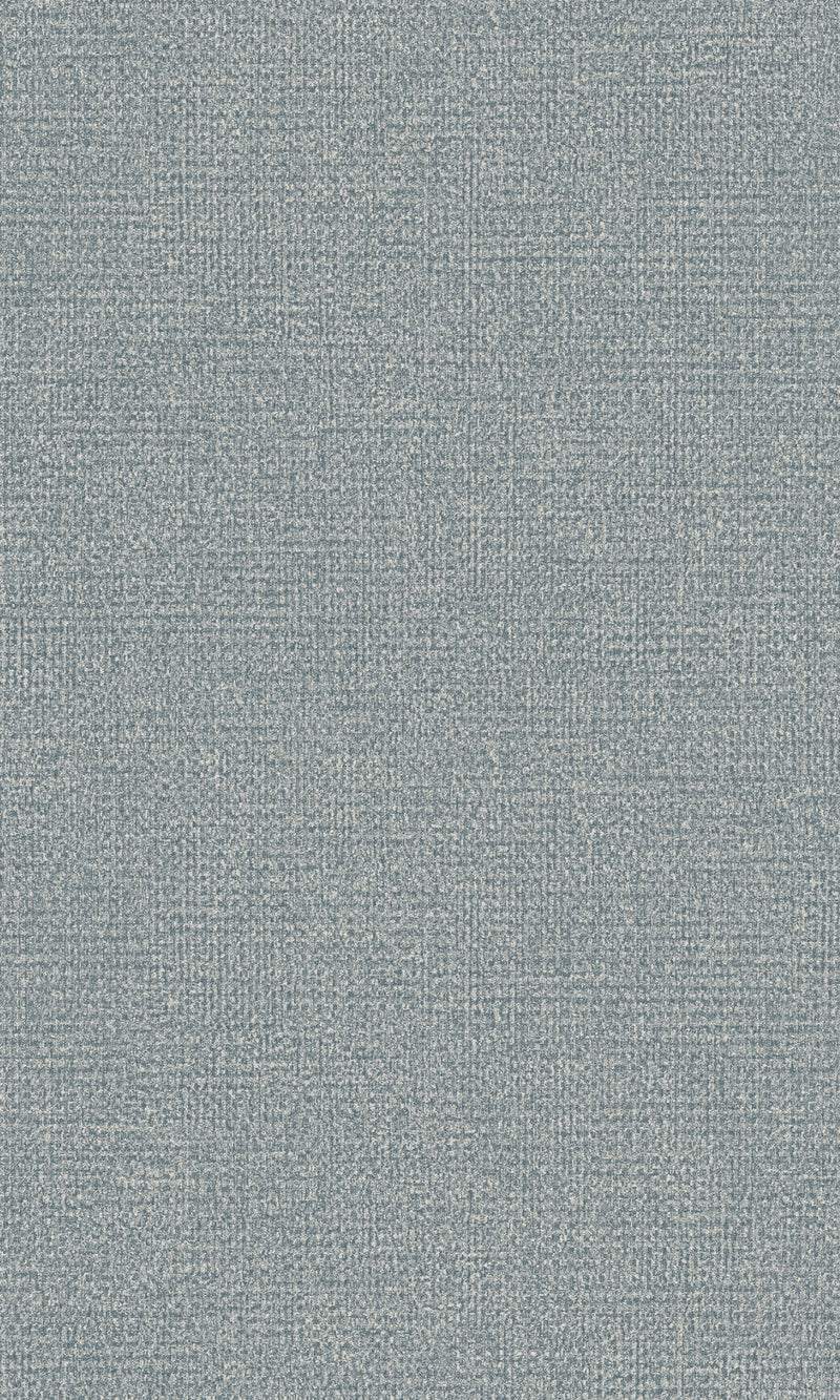 Light Blue Plain Fabric Like Textured Wallpaper R8165