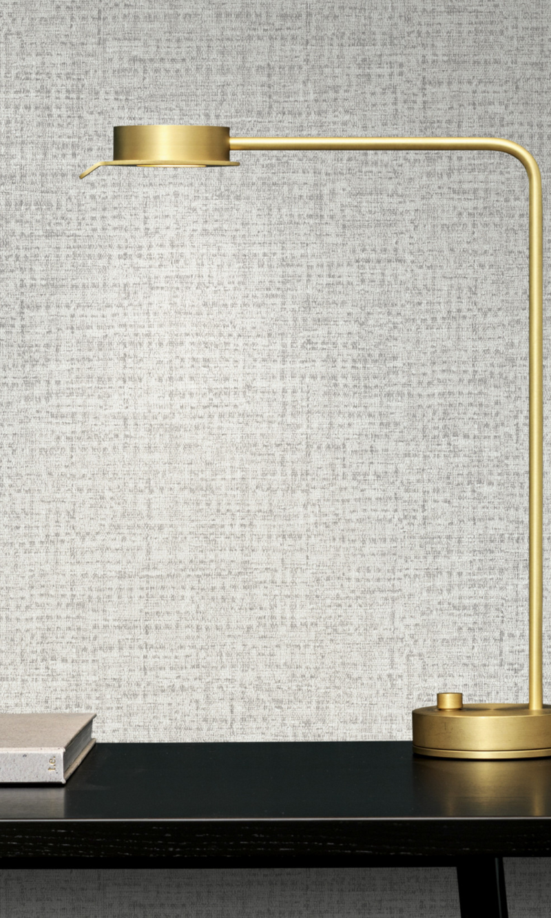 Light Grey Coco Faux Effect Commercial Wallpaper C7430