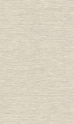 Jomon Light Grey Grasscloth Wallpaper R7903