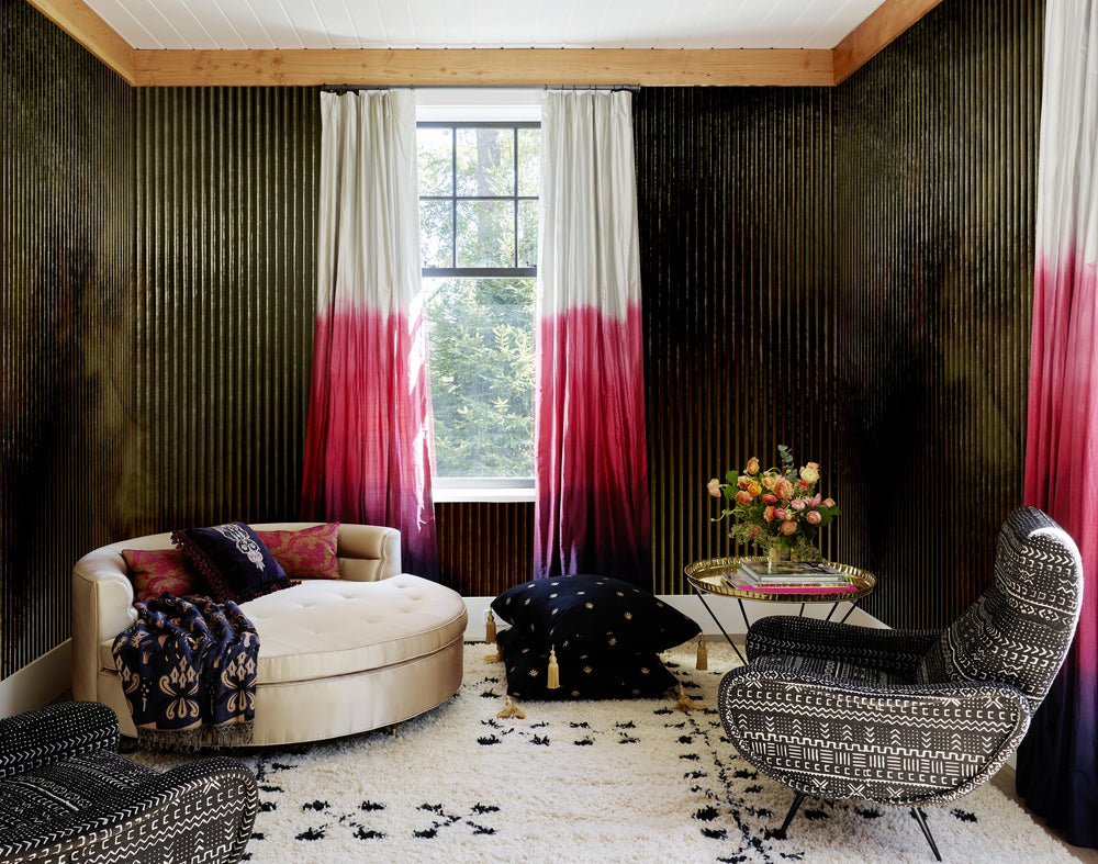 Metallic Gold Stripe Wallpaper Mural M1031-Sample