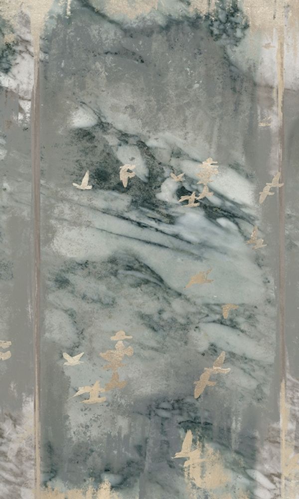 Charcoal Metallic Marble Wallpaper M1036 - Sample