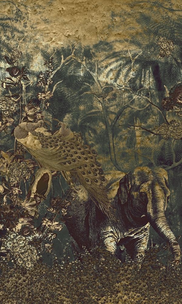 Jungle in the Hidden Paradise Wallpaper Mural M1058