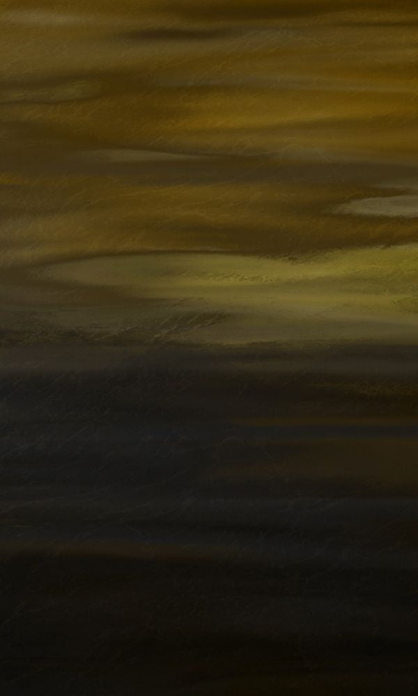 Black and Gold Into the Sky Wall Mural M1061