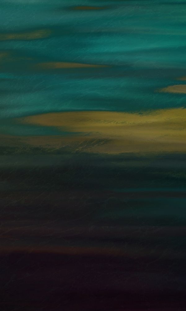 Teal & Black Into the Sky Wallpaper Mural M1062