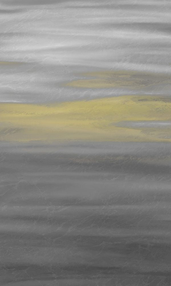 Ash Grey & Gold Into the Sky Wall Mural M1063