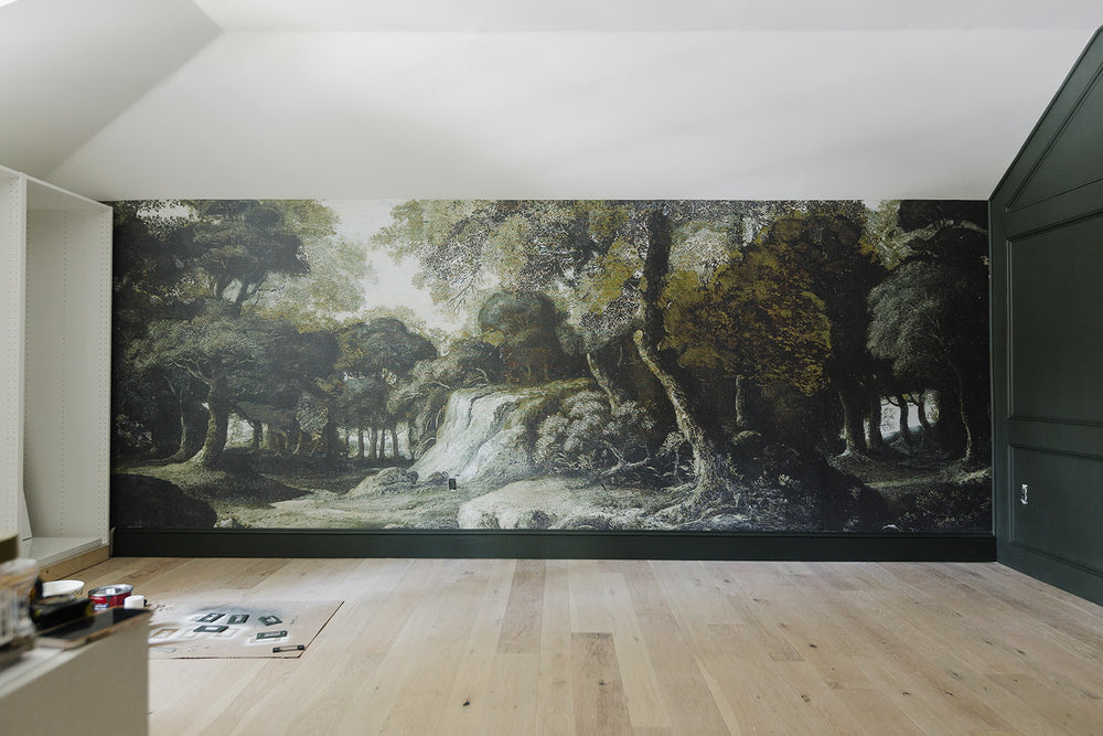 Lush Forest Landscape Wall Mural M9414