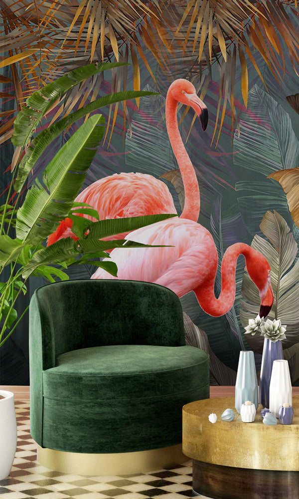 Multicolor Tropical Landscape Mural M9964