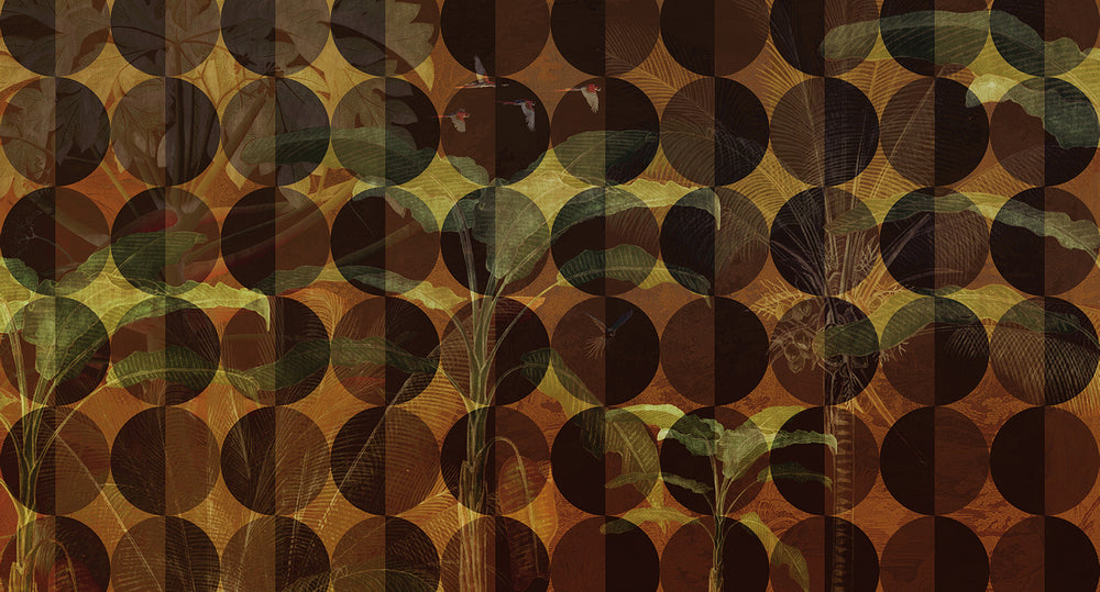 Orange Circular Nature M9465