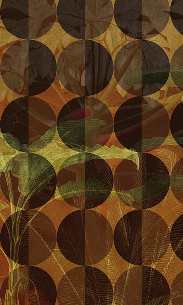 Orange Circular Nature M9465 - Sample