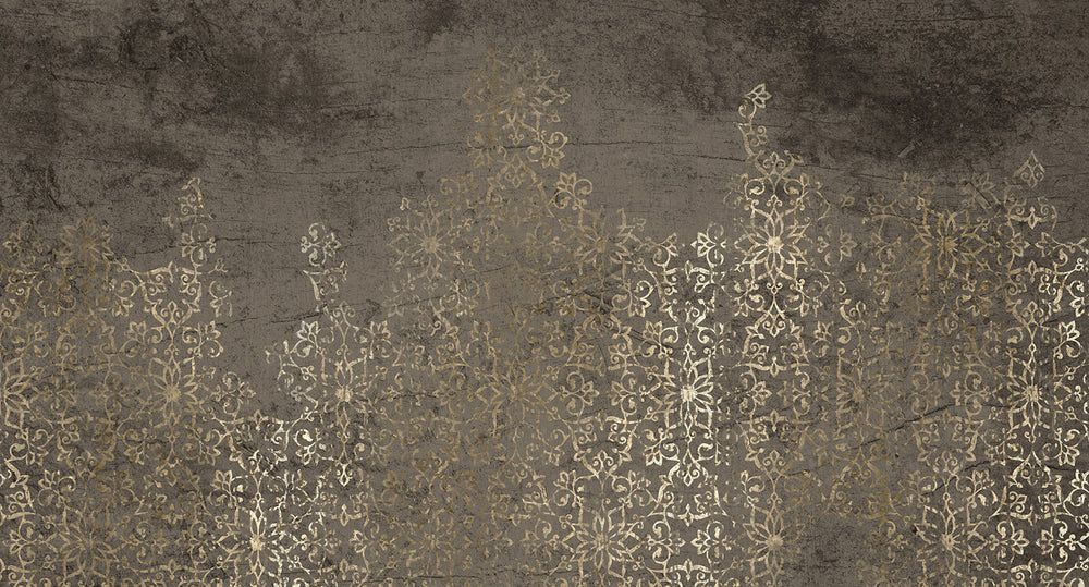 floral ornamental mural wallpaper