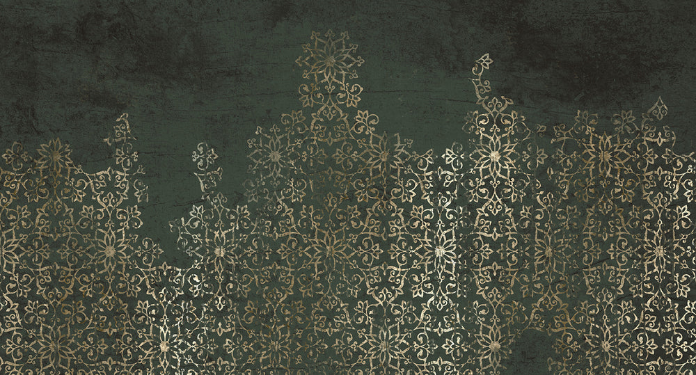 floral ornamental mural wallpaper