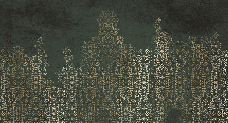 floral ornamental mural wallpaper