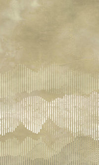 geometric abstract mountains mural wallpaper