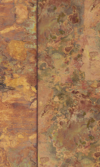 faux effects metal mural wallpaper