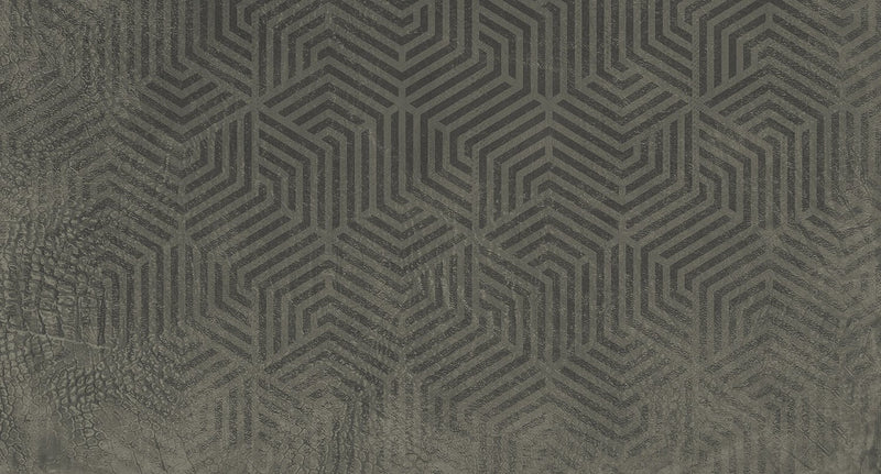 geometric reptile skin mural wallpaper