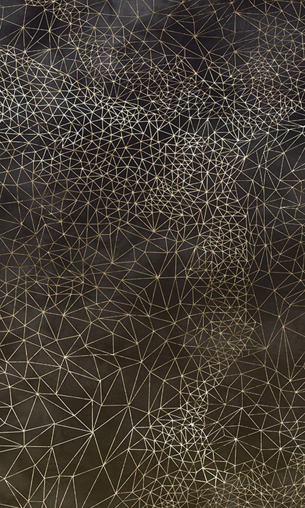 geometric space wallpaper mural
