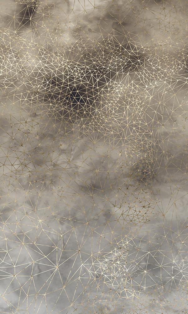 geometric space wallpaper mural