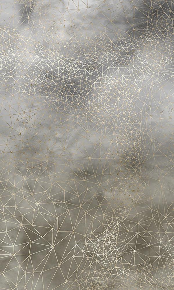geometric space wallpaper mural