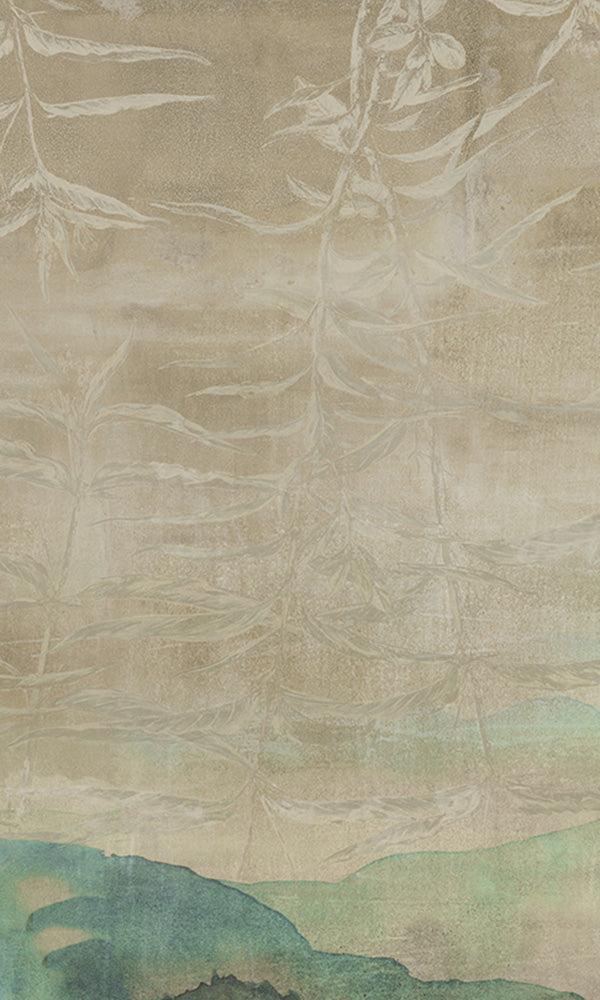 nature zen landscape wallpaper mural