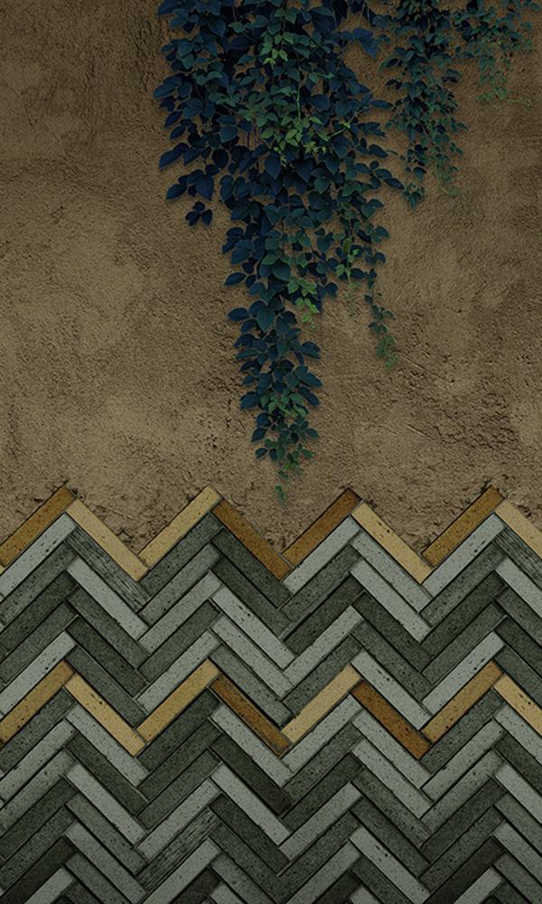 faux brick living wall wallpaper mural