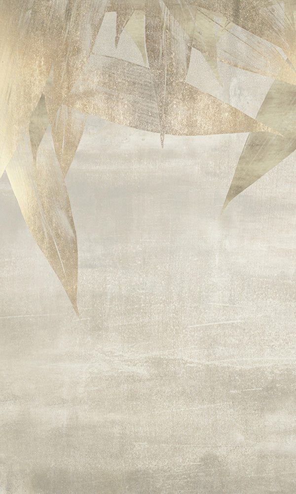 tropical botanical jungle leaves wallpaper mural