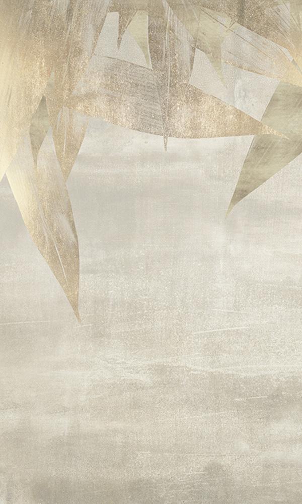 tropical botanical jungle leaves wallpaper mural