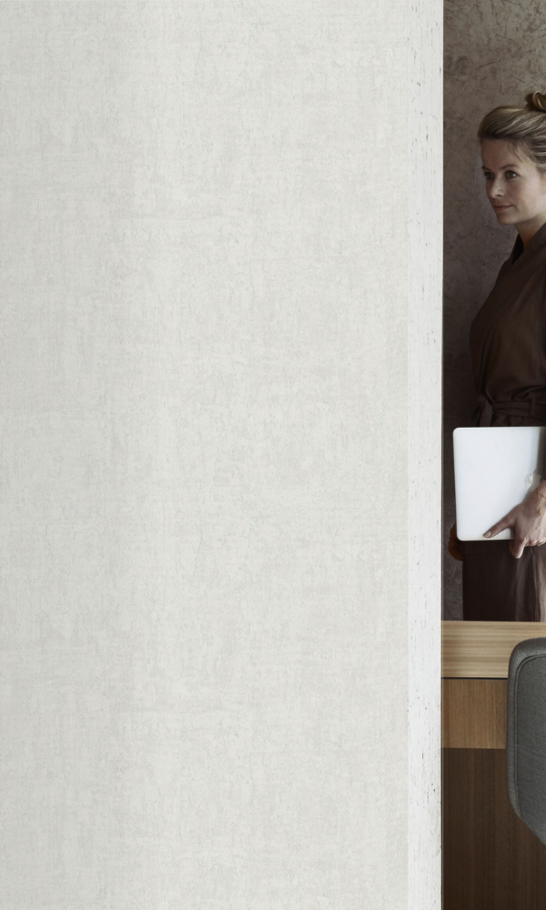 Marbled Metallic Ivory Natus Textured Commercial Wallpaper C7168