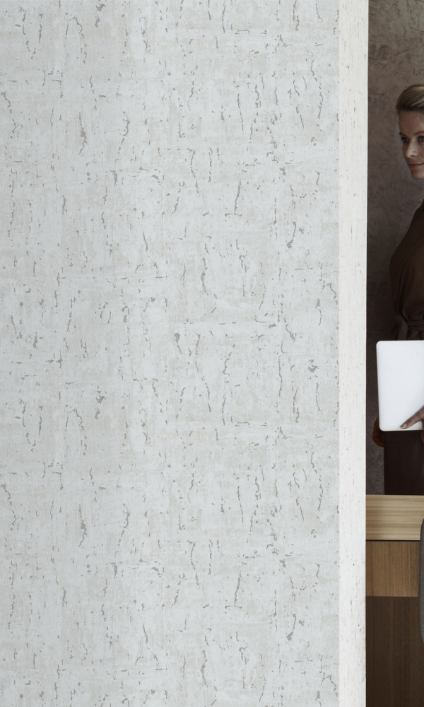 Marbled Metallic Soft Blue Textured Commercial Wallpaper C7166