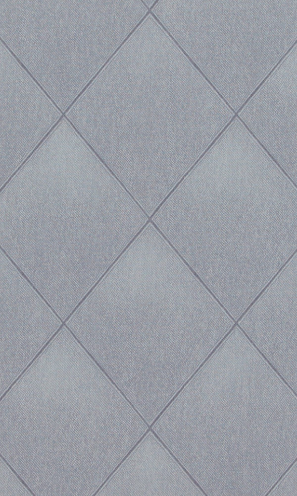 Modern Padded Textile Light Wash Blue Wallpaper R4090