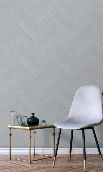 Light Blue Herringbone Geometric Wallpaper R7912 – Walls Republic US