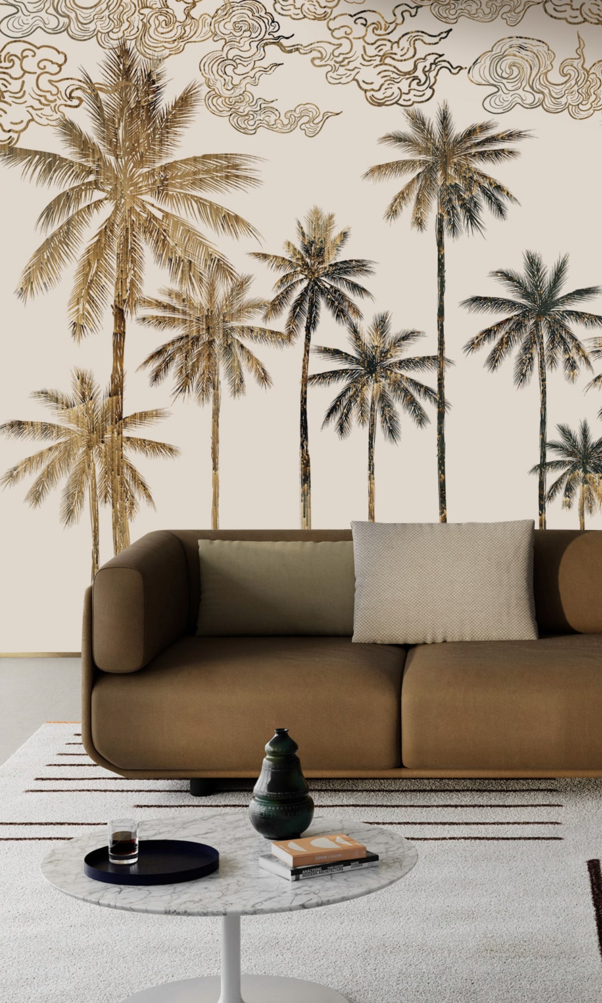 Natural Palm Trees Mural Wallpaper M1130