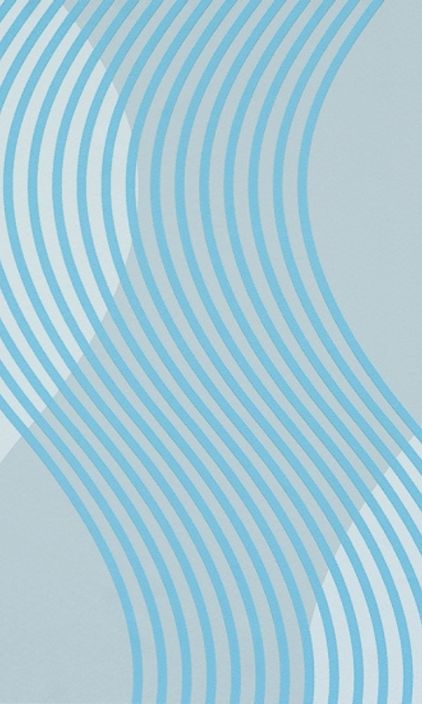 Noise Blue Wavy Stripe Wallpaper SR1649