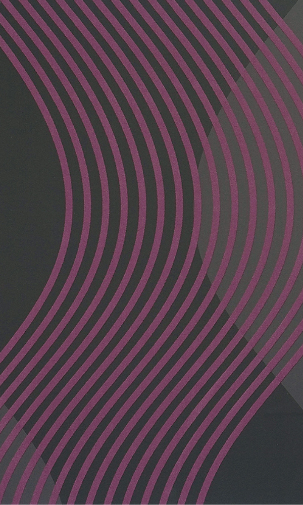 Noise Violet Wavy Stripe Wallpaper SR1652