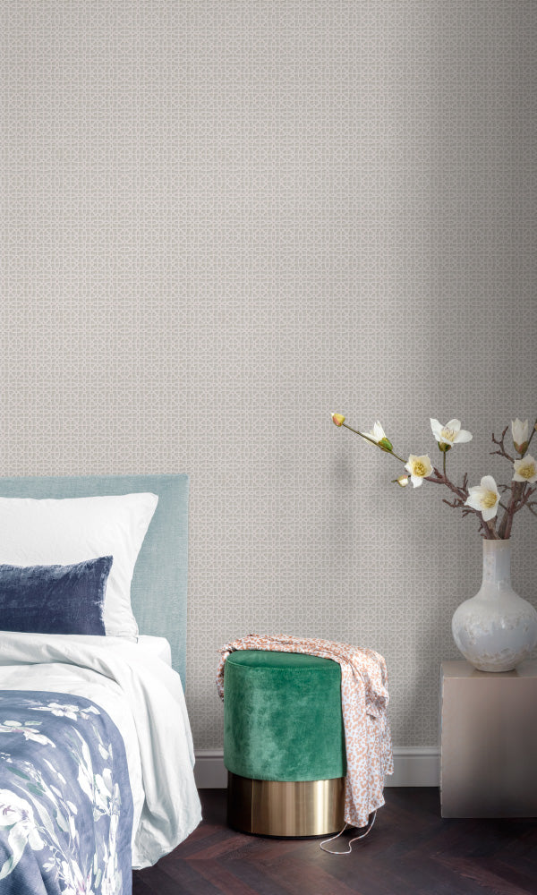 geometric bedroom wallpaper