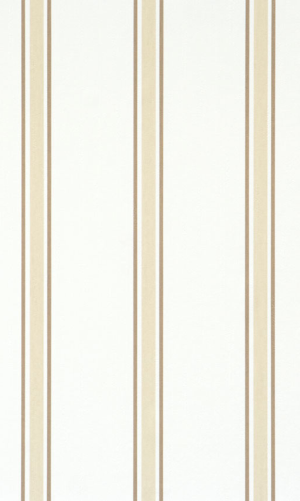 Off-white & Brown Classic Striped Wallpaper SR1246