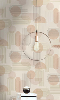 orange geometric wallpaper