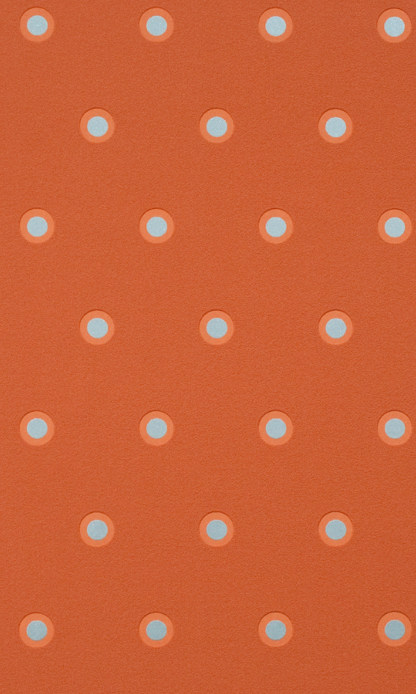 Orange Spotted Dotted Wallpaper R2237