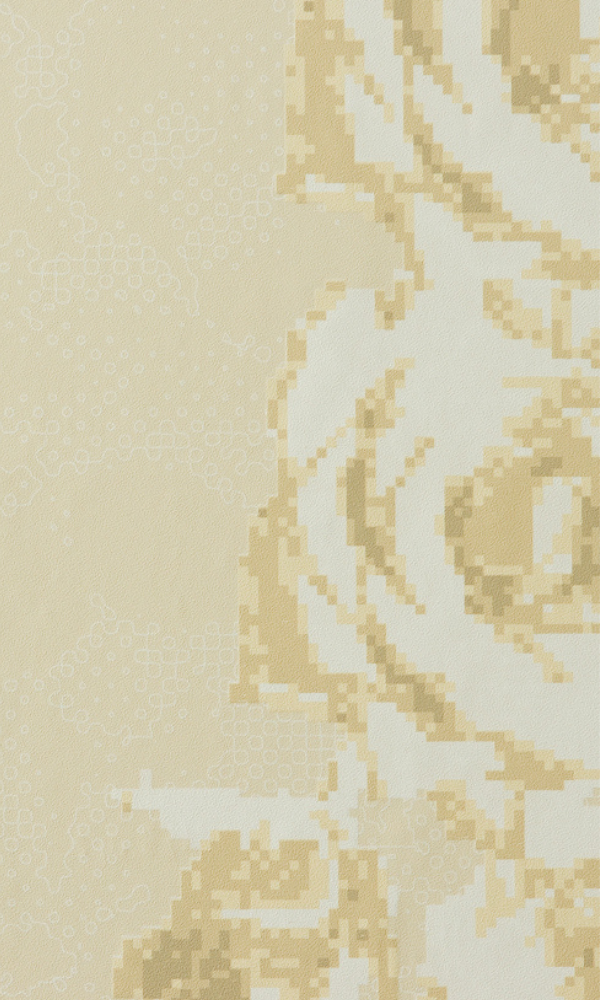 Passion Yellow Contemporary Rose Wallpaper SR1766