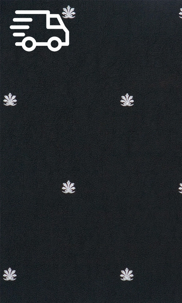 Black Delicate Floral Wallpaper R1507