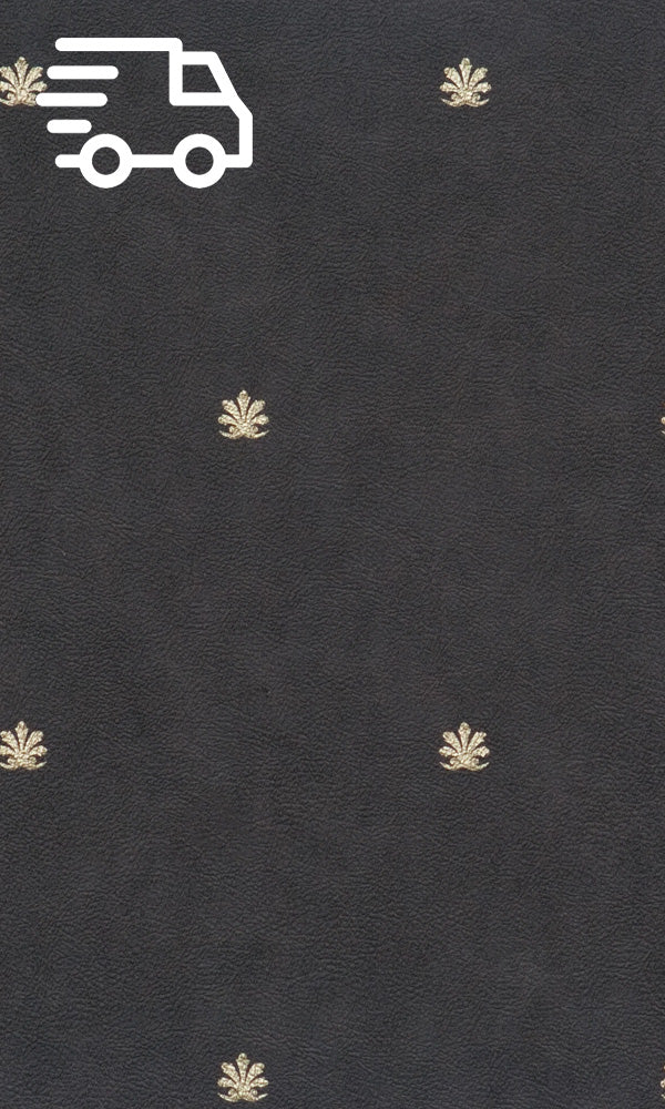 Black Delicate Floral Wallpaper R1510