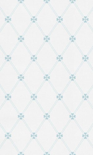 children's wallpaper clover lattice