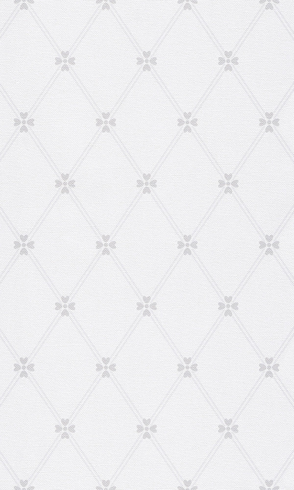 children's wallpaper clover lattice