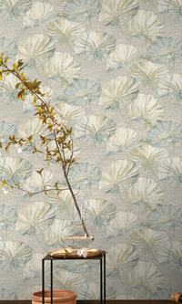 Grey Waterlily Underwater Tropical Wallpaper R7421