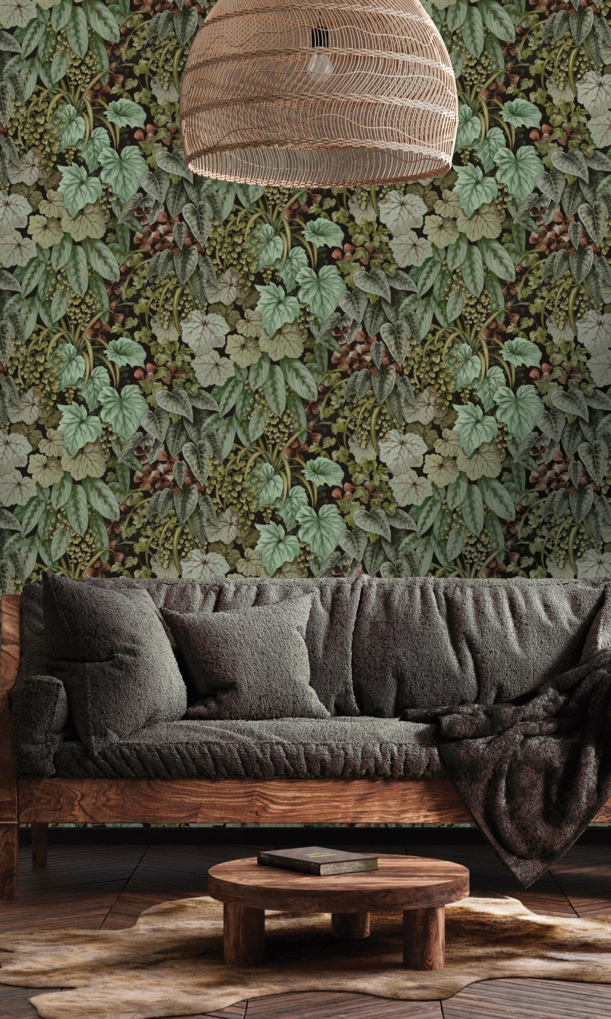 Green living walls wallpaper