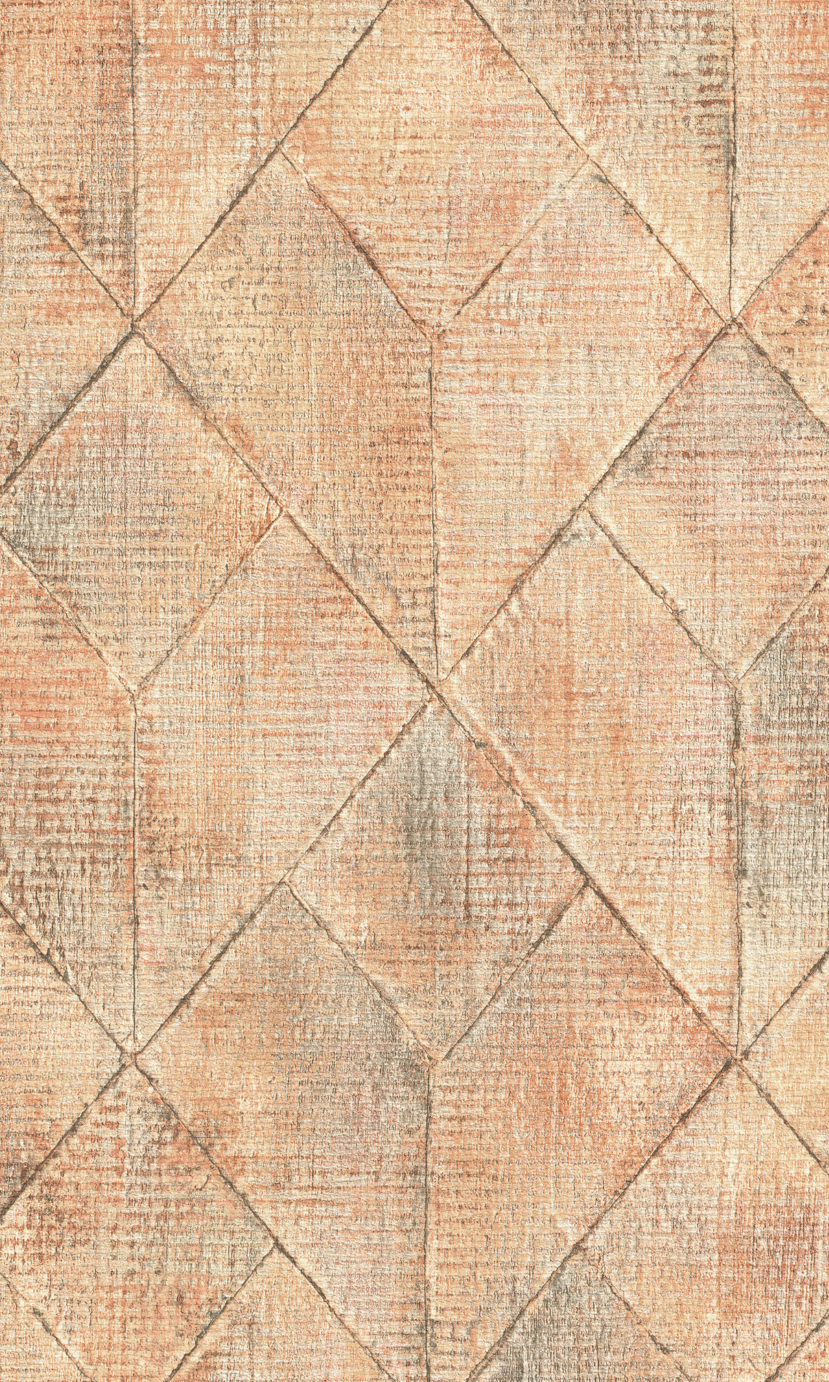 Orange Geometric Tiles Wallpapers R7476
