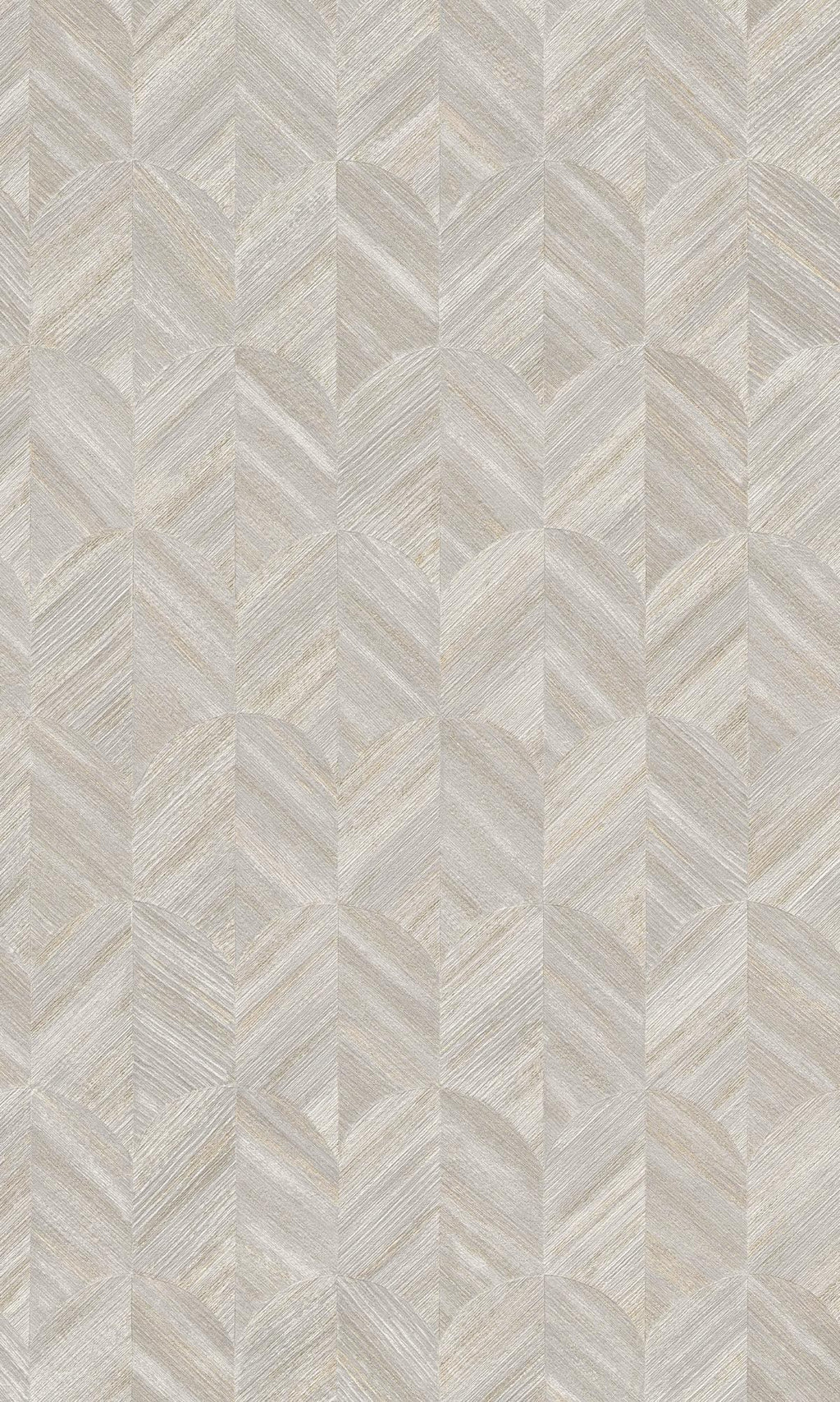 Gray Contemporary Art Deco Geometric Wallpaper R7717