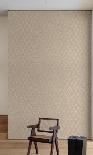 Beige  Art Deco Geometric Wallpaper R7721