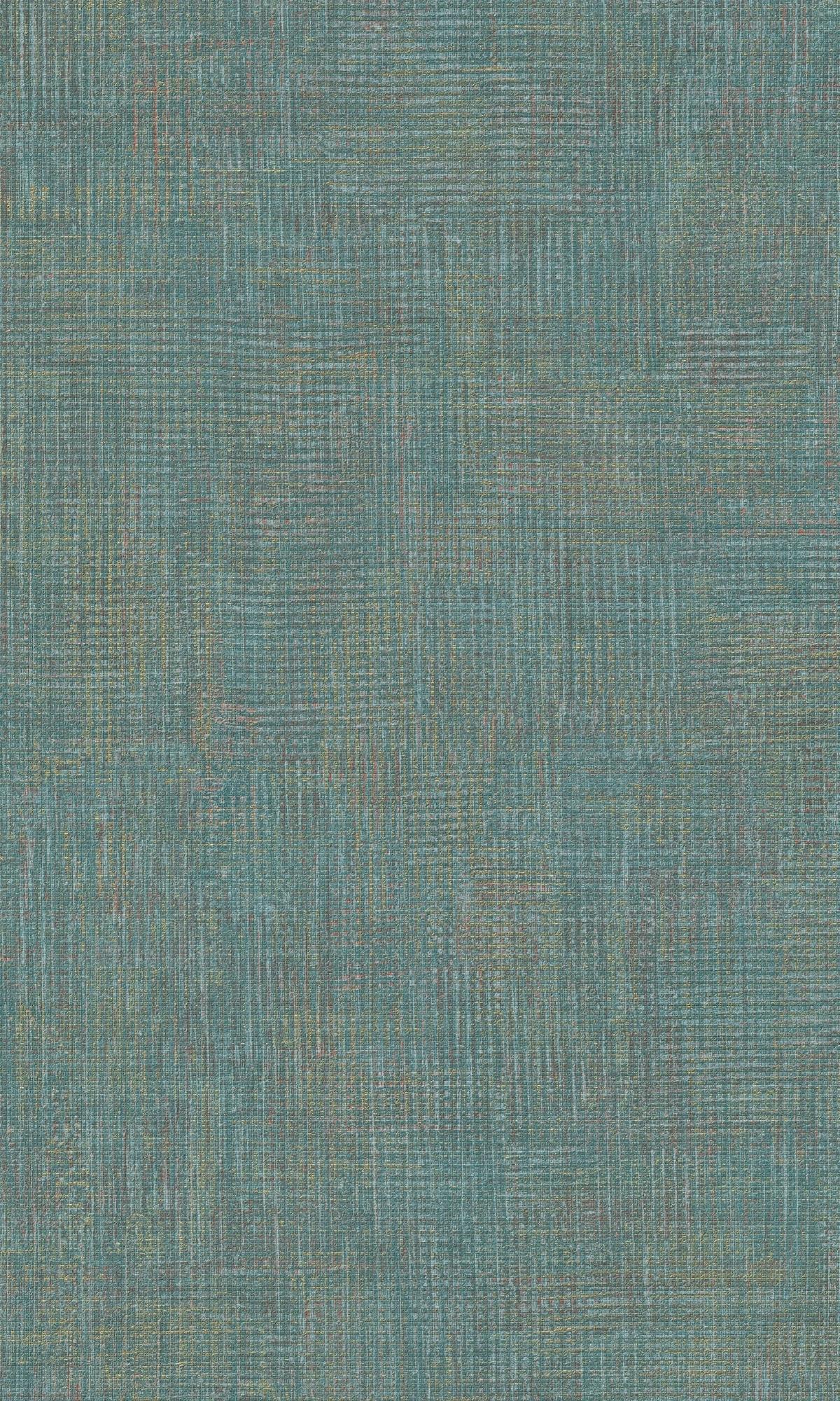 Blue Metallic Painting Plain Textured Wallpaper R7743
