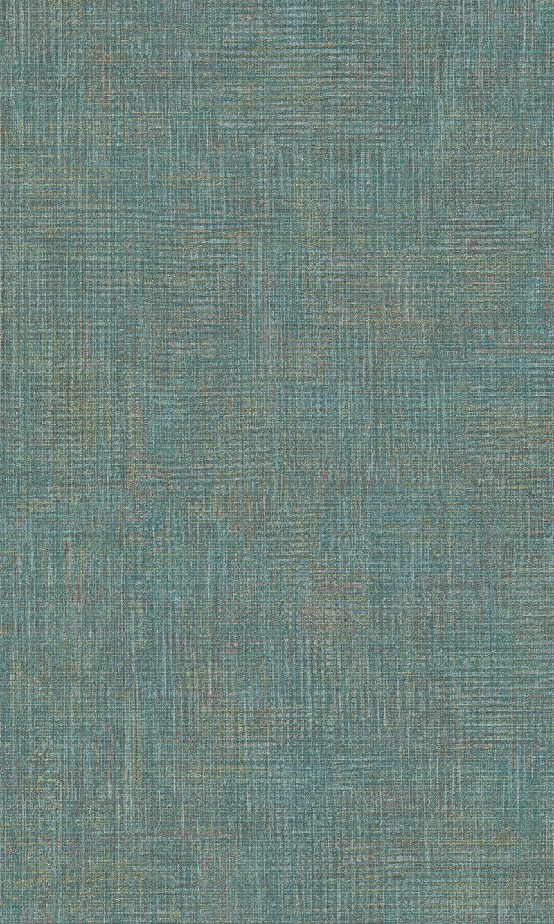 Blue Metallic Painting Plain Textured Wallpaper R7743